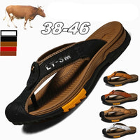 Sammy Jackson™ Leo Leather Sandals | Men’s sandals made from genuine cow leather