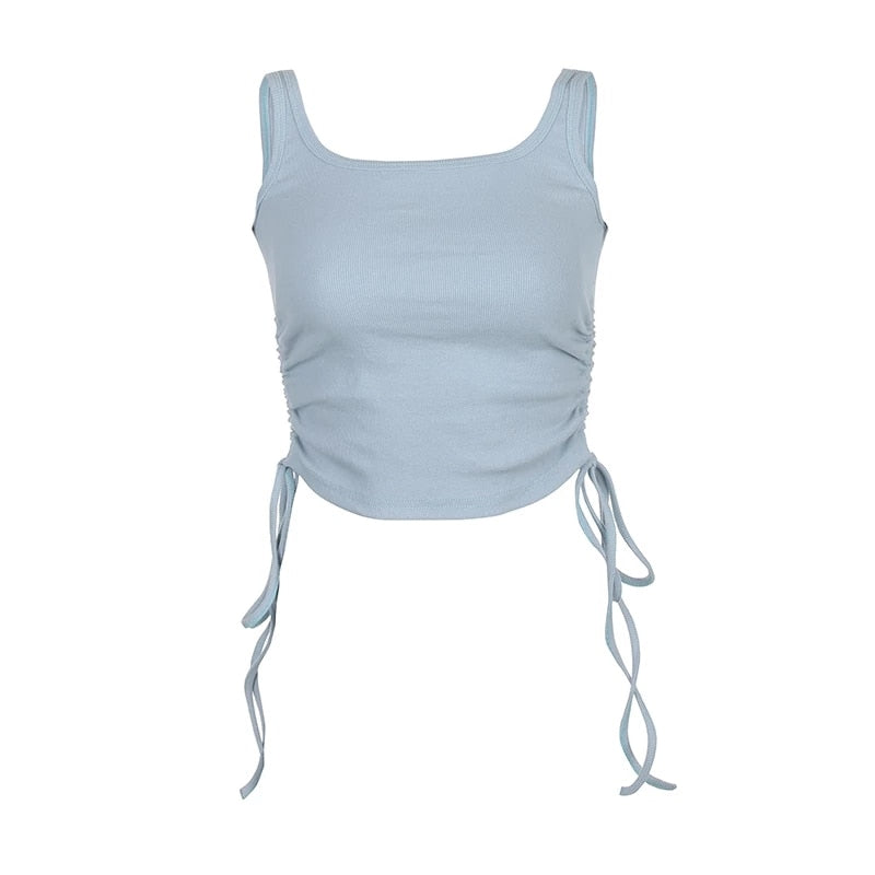 Sammy Jackson™ Mimi Mouwloze croptop | Een korte & stijlvolle top