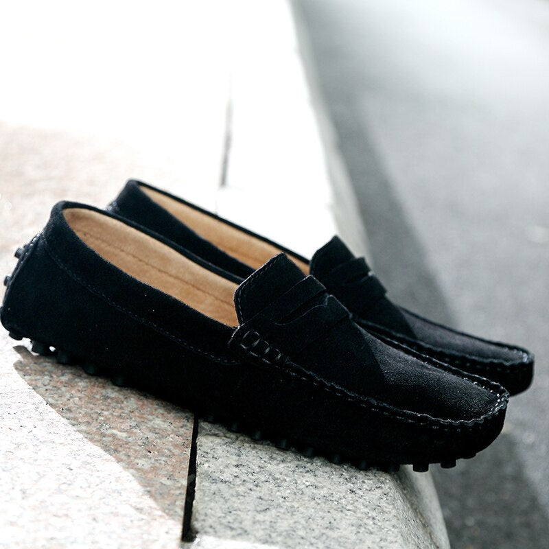 Sammy Jackson™ Italian | Mens Fashion Casual Suede Loafers Voor Heren