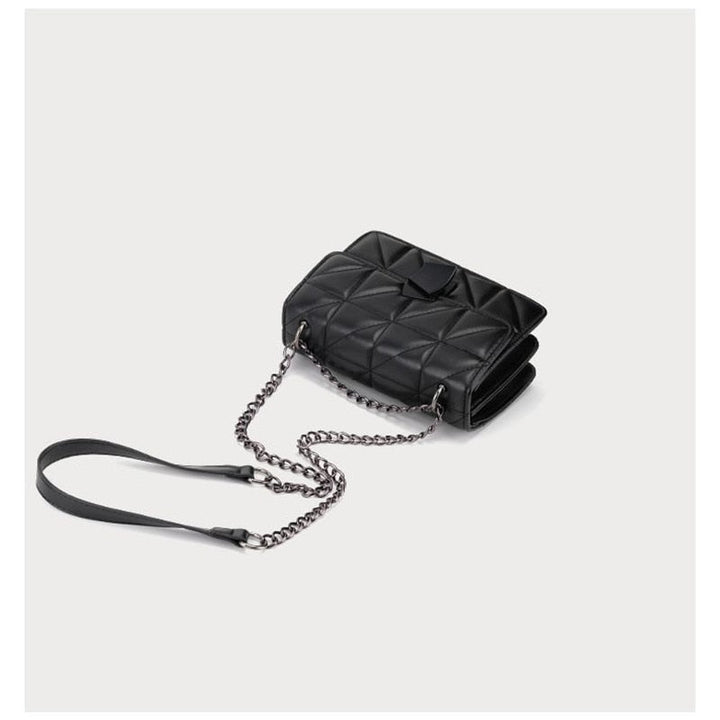 Lilly Luxury torebka | Designerska vintage torebka z wzorem w kratę.