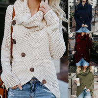 Sammy Jackson™ Hailey | Nowoczesny asymetryczny golf z eleganckimi detalami