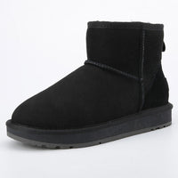 Inoe Suede Winter Shoes | Genuine Sheepskin, Super Warm & Soft