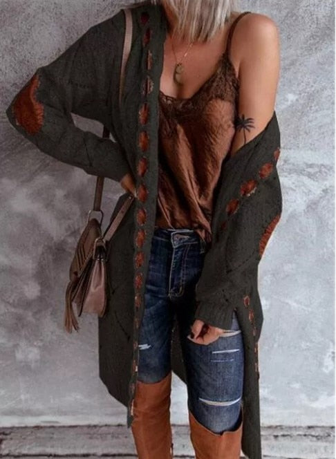 Sammy Jackson™ Evelyn | Stylish Long Vest - Comfy with Hood