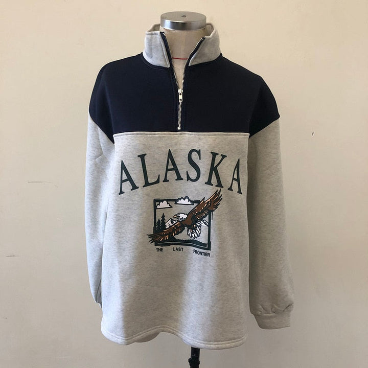 Bluza z kapturem Oversized Alaska | Ciepła i wygodna na zimne dni