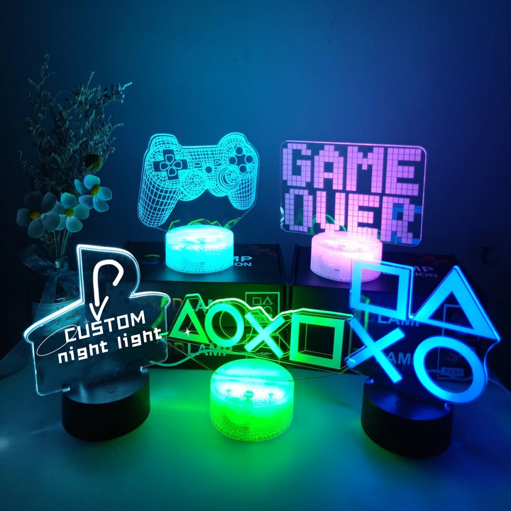 Sammy Jackson™ Magiczna lampka nocna do gier | Stwórz magiczną atmosferę w swojej sypialni