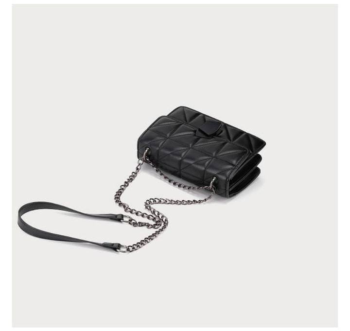 Lilly Luxury torebka | Designerska vintage torebka z wzorem w kratę.