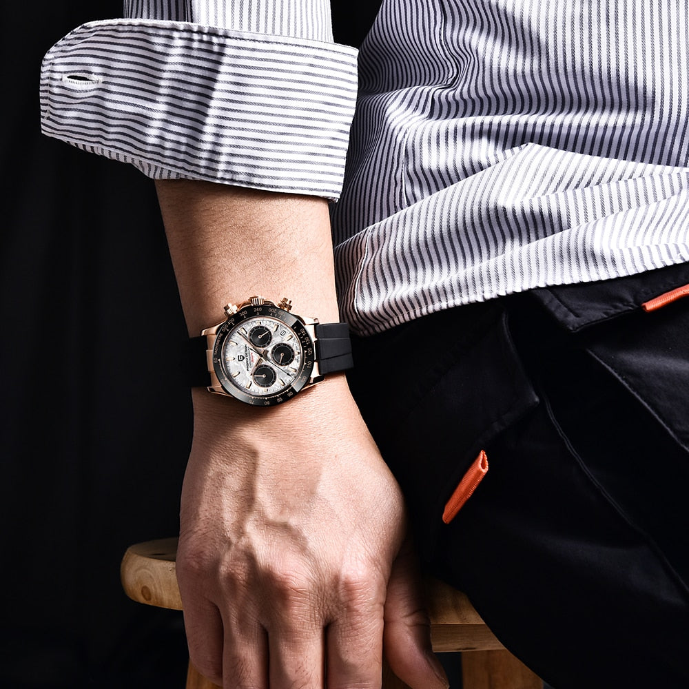 Sammy Jackson™ Sapphire Luxury Watch | A unique stainless steel men's watch