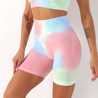 Zestaw sportowy Donna (krótkie) | Unikalny zestaw do ćwiczeń Tie Dyed!
