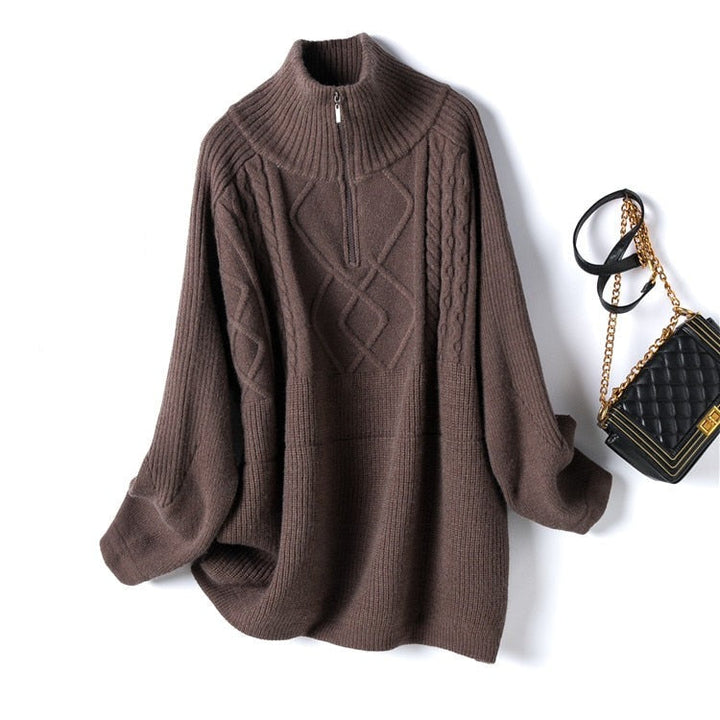 Elaine Sweater | Warm wool sweater with oversized fit