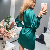 Sammy Jackson™ Sandra Satin Dress | Classic & Chic