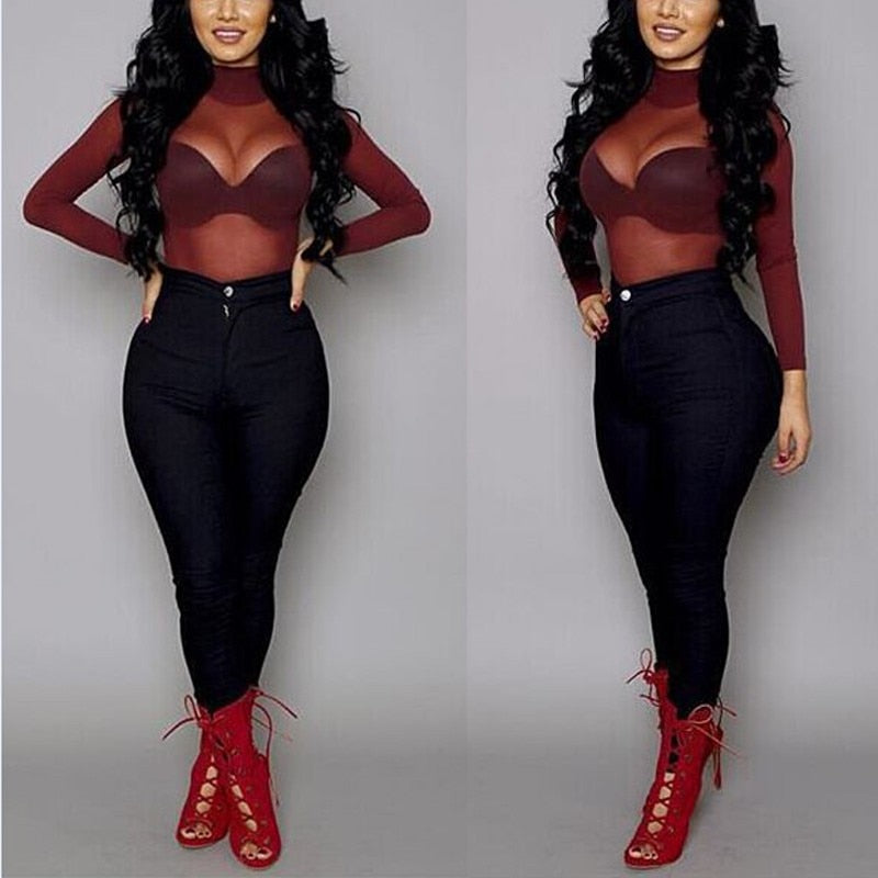Sammy Jackson™ Tyla Transparante Top | Een Sexy & Elegante Top voor Dames