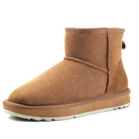 Inoe Suede Winter Shoes | Genuine Sheepskin, Super Warm & Soft