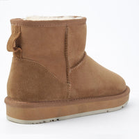 Inoe Suede Winter Shoes | Genuine Sheepskin, Super Warm & Soft