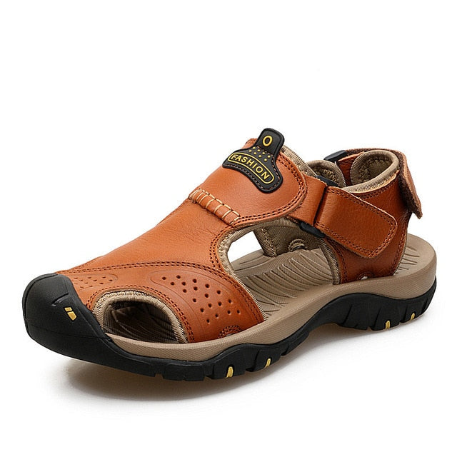 Sammy Jackson™ Lamar Lederen Sandalen | Comfortabele en stijlvolle sandalen voor heren