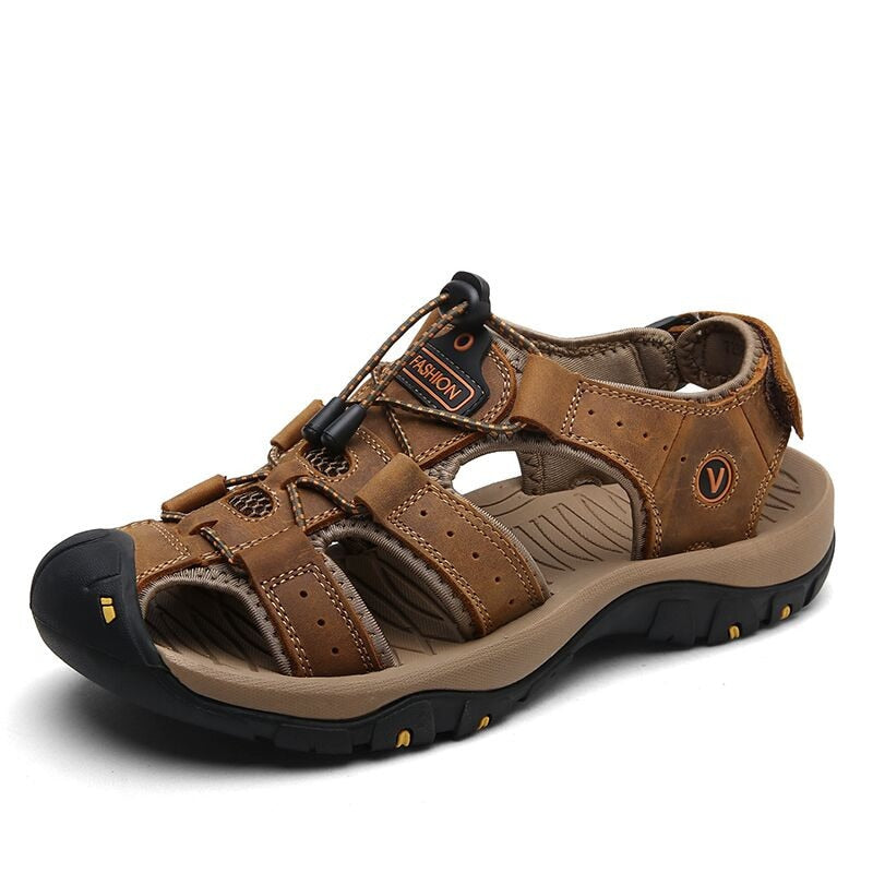 Sammy Jackson™ Lamar Lederen Sandalen | Comfortabele en stijlvolle sandalen voor heren