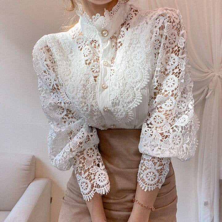 Lucy Lace Blouse | Classic, Elegant & Super Cute!