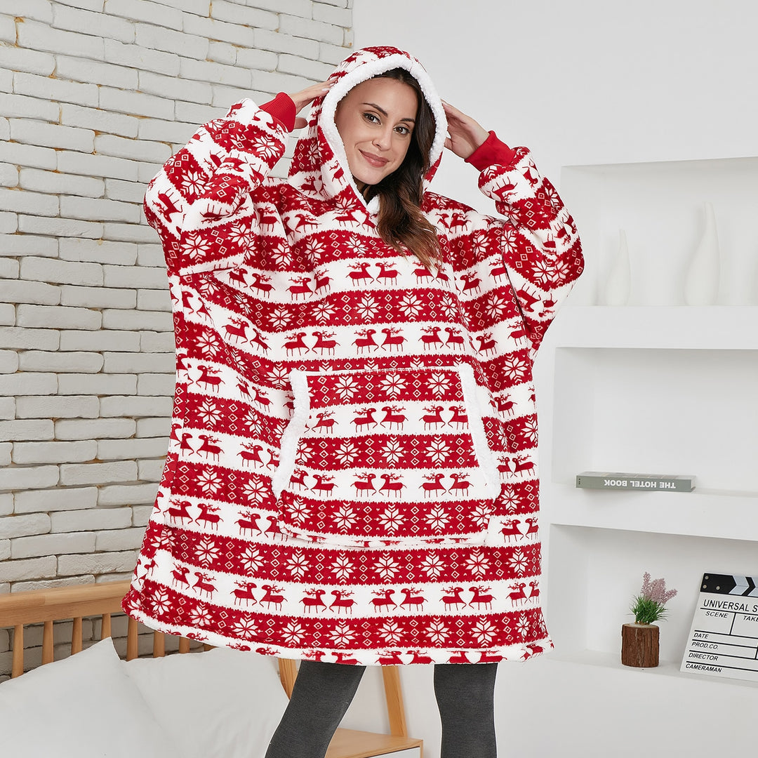Sammy Jackson™ Hoodie & Deken | Heerlijke Combinatie van een Zachte Hoodie en Comfy Deken in één!