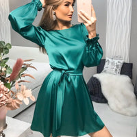Sammy Jackson™ Sandra Satin Dress | Classic & Chic