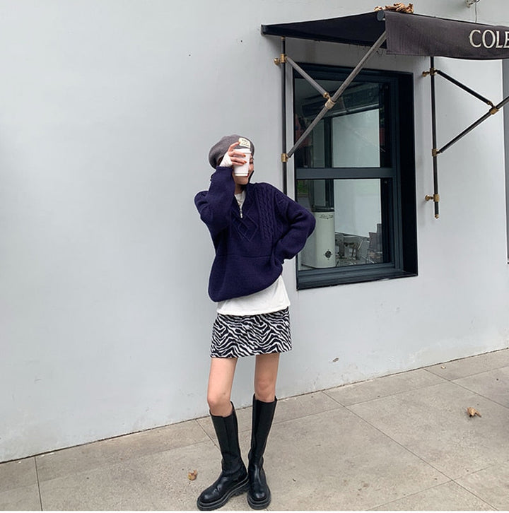 Elaine Sweater | Warm wool sweater with oversized fit