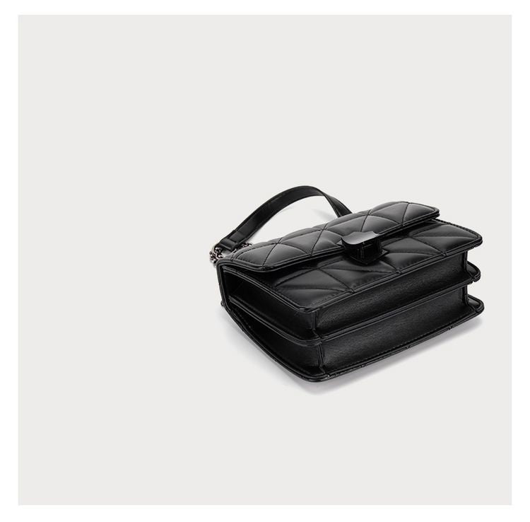 Lilly Luxury torebka | Designerska vintage torebka z wzorem w kratę.