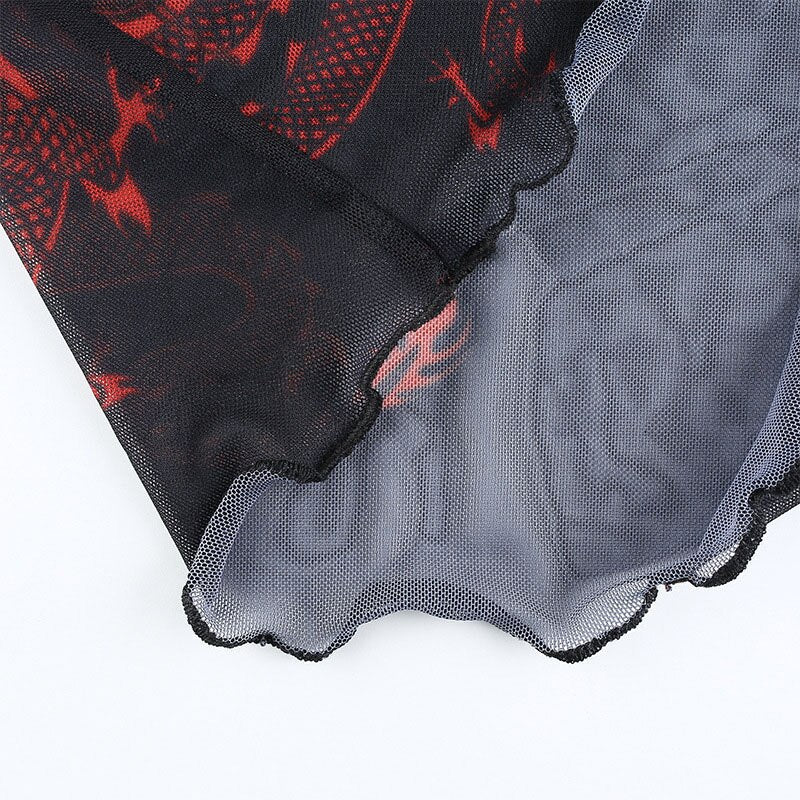 Demie Dragon Mesh | Perfect for a night out