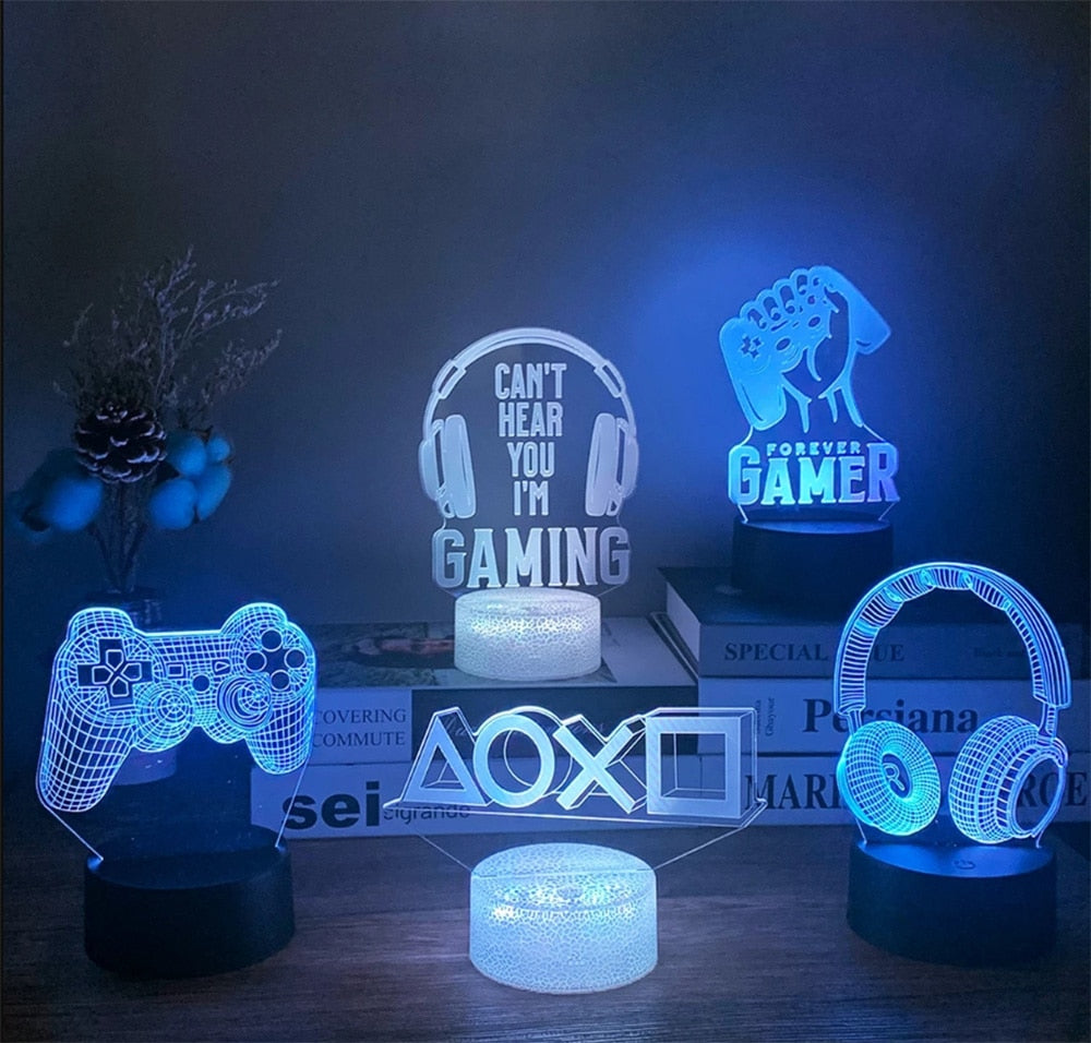 Sammy Jackson™ Magiczna lampka nocna do gier | Stwórz magiczną atmosferę w swojej sypialni