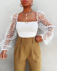 Sammy Jackson™ Tiffany Top met Mesh | Een unieke & stijlvolle damestop