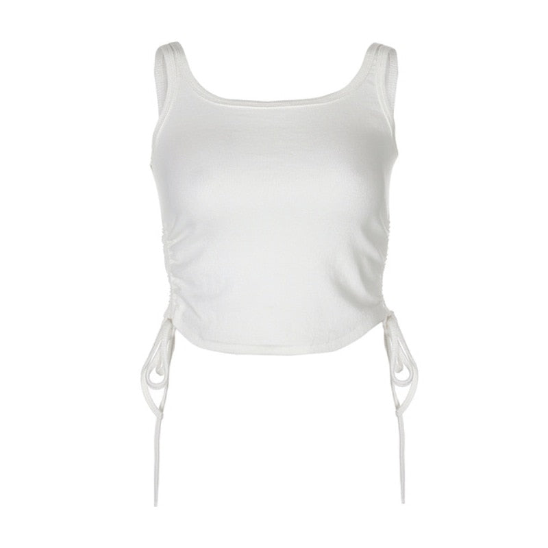 Sammy Jackson™ Mimi Mouwloze croptop | Een korte & stijlvolle top
