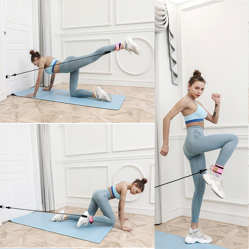 Fitness opaski na kostki | Super wygodne do treningu nóg