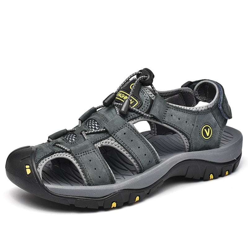 Sammy Jackson™ Lamar Lederen Sandalen | Comfortabele en stijlvolle sandalen voor heren