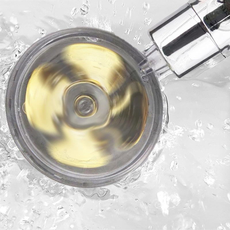 Sammy Jackson™ | Pro 360° Rotating Shower Head | A unique handheld shower with high pressure