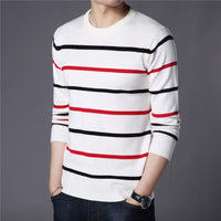 Sammy Jackson™ Men's Fashion | Casual Striped Sweater with O-Neck