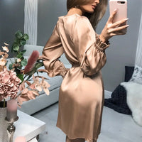 Sammy Jackson™ Sandra Satin Dress | Classic & Chic