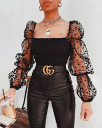 Sammy Jackson™ Tiffany Top met Mesh | Een unieke & stijlvolle damestop