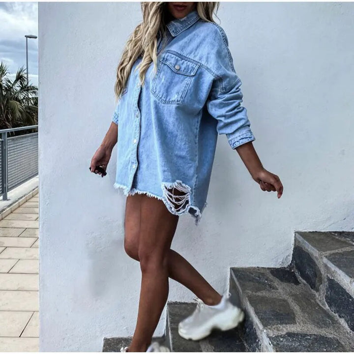 Rikka Denim Jacket | Trendy & Fashionable