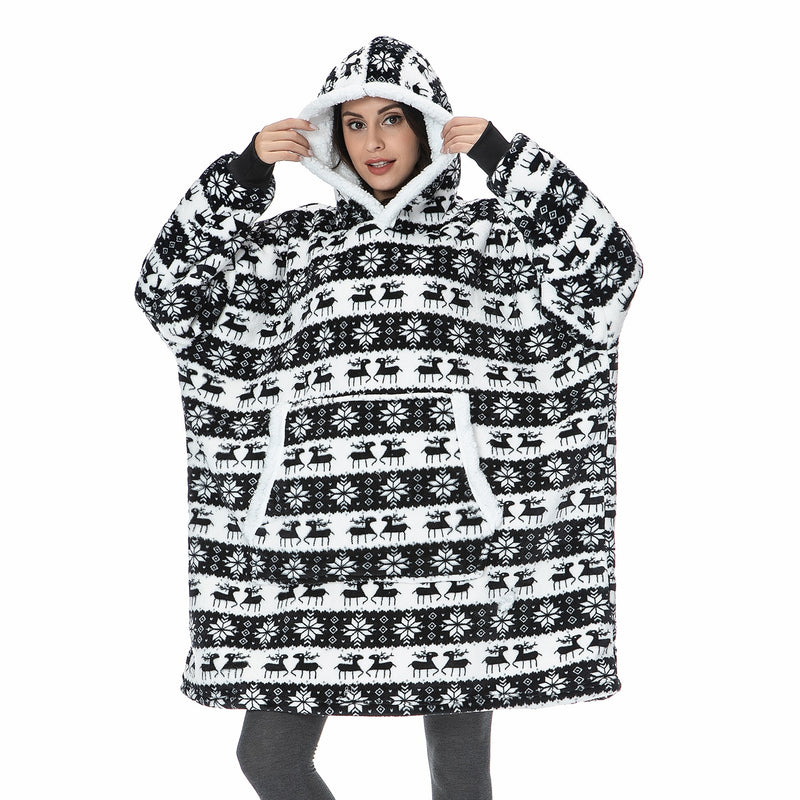 Sammy Jackson™ Hoodie & Deken | Heerlijke Combinatie van een Zachte Hoodie en Comfy Deken in één!