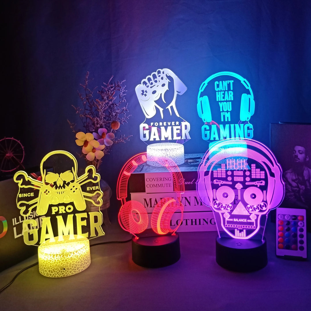 Sammy Jackson™ Magiczna lampka nocna do gier | Stwórz magiczną atmosferę w swojej sypialni
