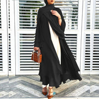 Sammy Jackson™ Open Amina Abaya with Hijab | A beautiful & airy abaya