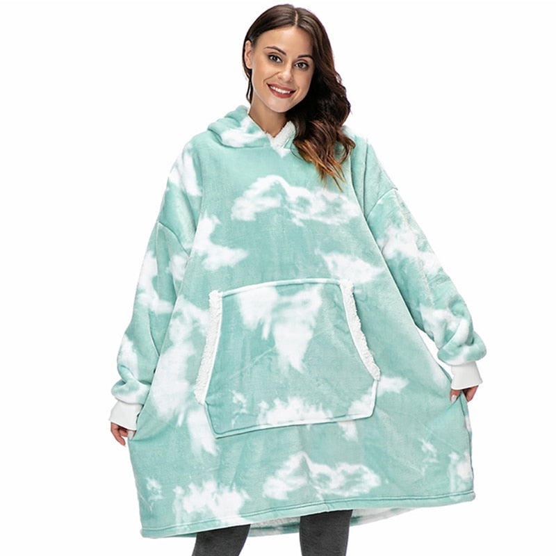 Sammy Jackson™ Hoodie & Deken | Heerlijke Combinatie van een Zachte Hoodie en Comfy Deken in één!