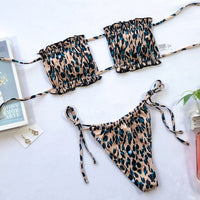Ruffie Bikini | Stylowy bikini w zwierzęcy wzór