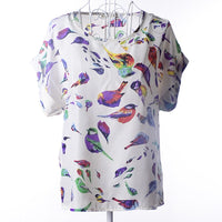 Sammy Jackson™ Klara Katoenen Dames Shirt | Een Zomers & Vrolijk T-Shirt