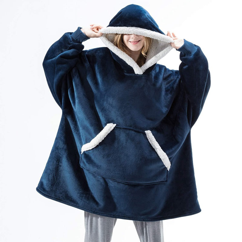 Sammy Jackson™ Hoodie & Deken | Heerlijke Combinatie van een Zachte Hoodie en Comfy Deken in één!
