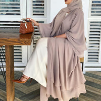 Sammy Jackson™ Open Amina Abaya with Hijab | A beautiful & airy abaya