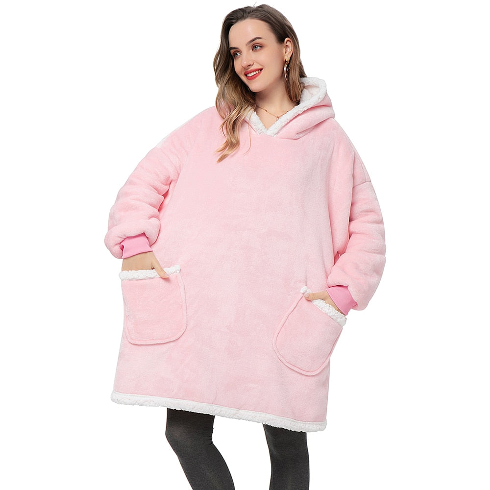 Sammy Jackson™ Hoodie & Deken | Heerlijke Combinatie van een Zachte Hoodie en Comfy Deken in één!