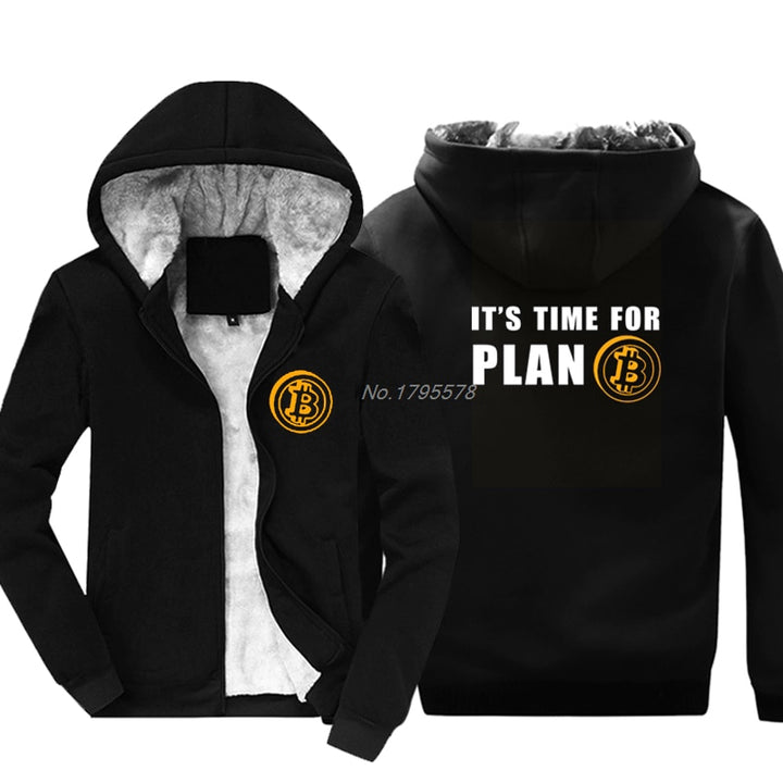 Sammy Jackson Bitcoin Hoodie | It's Time For Plan B - Warme & Zachte Herfst en Winterhoodie