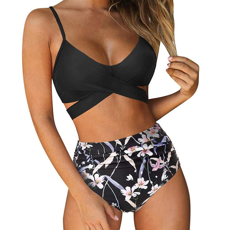 Sammy Jackson™ | Belle High Waisted, Kleurrijke Damesbikini