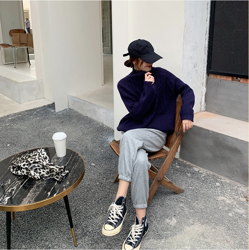 Elaine Sweater | Warm wool sweater with oversized fit