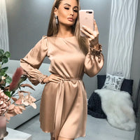 Sammy Jackson™ Sandra Satin Dress | Classic & Chic