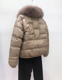 Lara Losse Pufferjas | Warm & Vintage