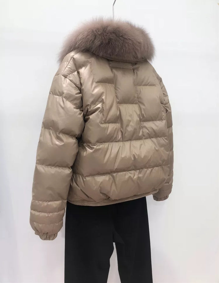 Lara Losse Pufferjas | Warm & Vintage